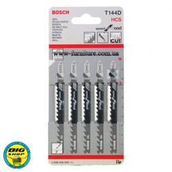 Лобзиковые пилки  Bosch T 144 D, HCS